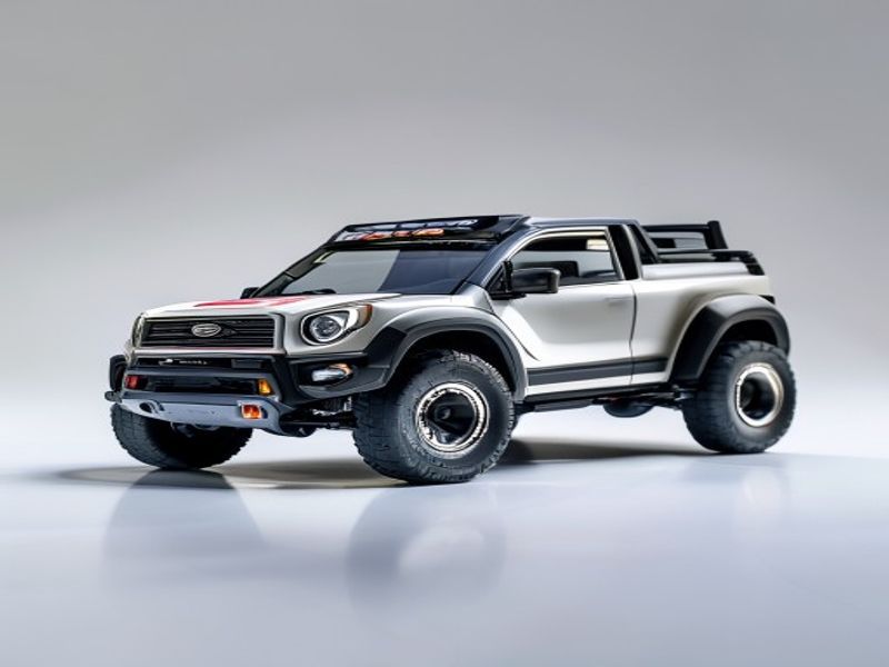 Mini Camioneta de Carreras RC 1:87
