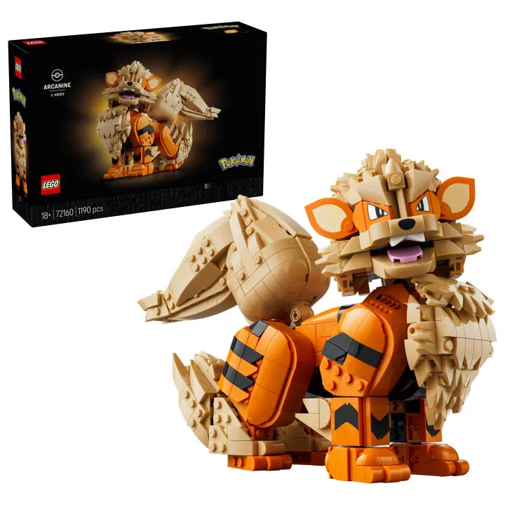 LEGO Pokémon Arcanine 71260 - Figura Articulada de Construcción