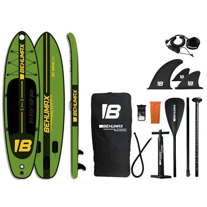 Tabla Paddle Surf Hinchable BEHUMAX Be Wave Mediterranean 10' Dropstitch Doble Capa PVC