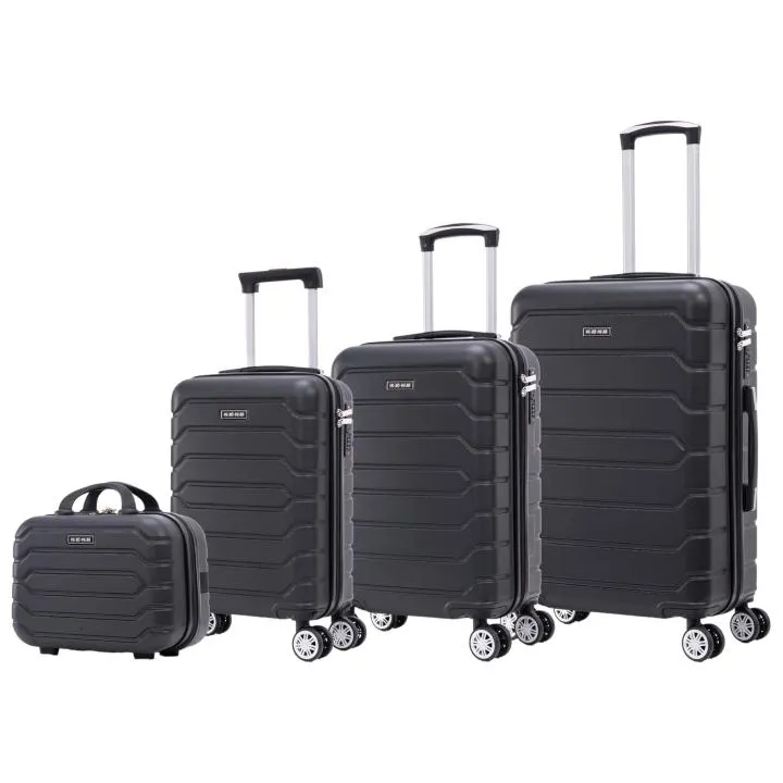 Conjunto de Maletas de Viaje Elegantes con Cerradura Numérica y Ruedas 360°