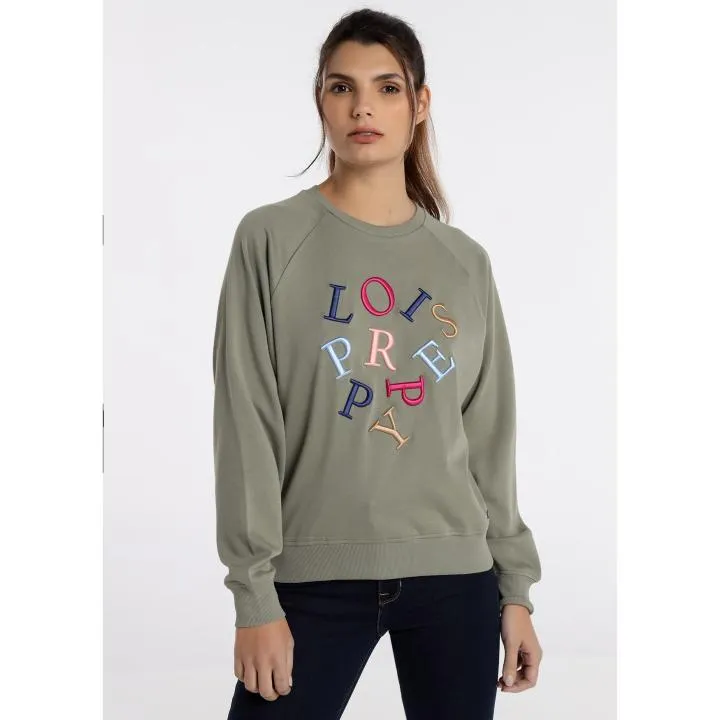 Sudadera LOIS JEANS Cuello Caja Mujer