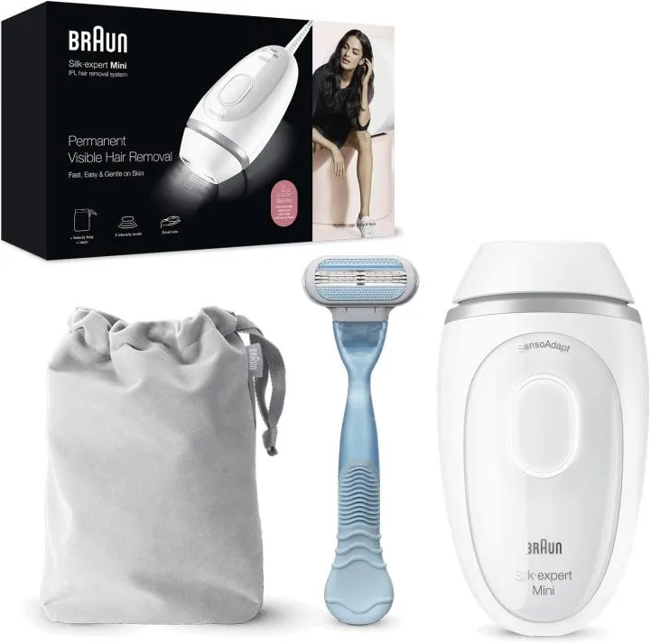 Braun Silk-Expert Mini Depiladora IPL: Reducción de Vello Eficaz y Compacta