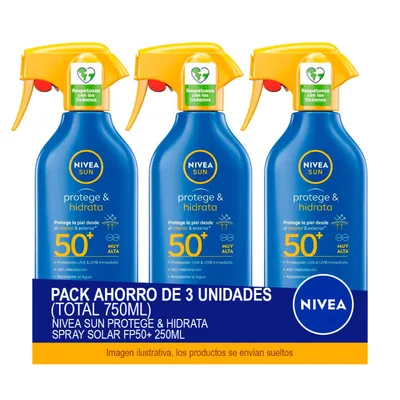 NIVEA SUN Protege & Hidrata Spray Solar FP50+