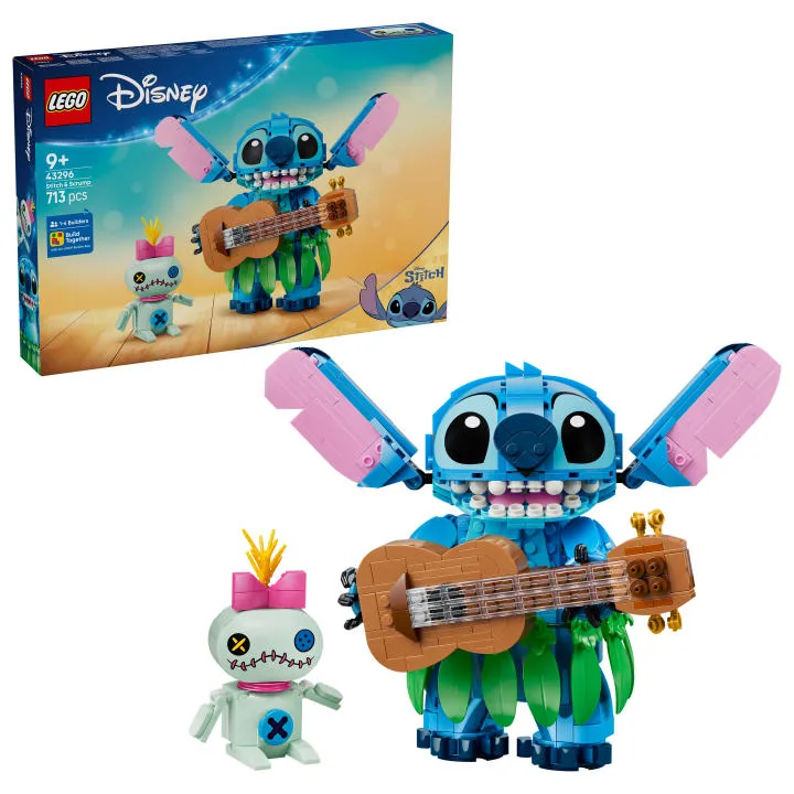 LEGO Disney Stitch y Scrump 43296 con Ukelele