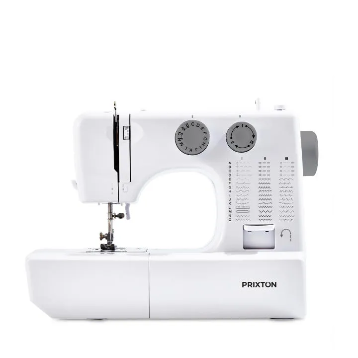 PRIXTON Máquina de Coser P135 con 45 Puntadas y Enhebrador Automático