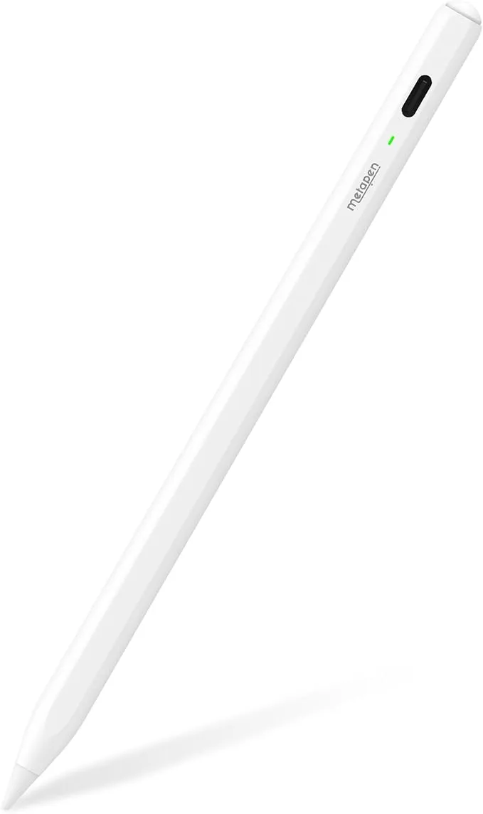 Lápiz Metapen Air8 para iPad (2018-2026) con Rechazo de Palma y Alta Precisión