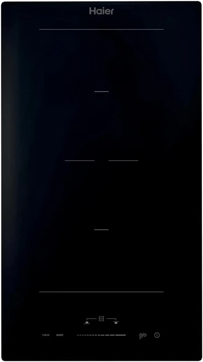 Placa de Inducción Haier Series 2 HAB32SC, 2 Zonas, 30cm, Slider, 3.6kW