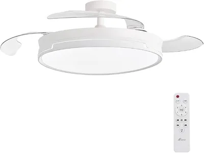 3NOD CONCEPT RAY Ventilador de Techo con Luz y Aspas Retráctiles
