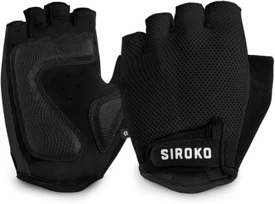SIROKO - Guantes de Ciclismo Aero Black