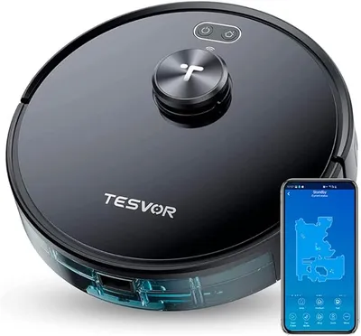 Robot aspirador Tesvor S4 con navegación láser LiDAR