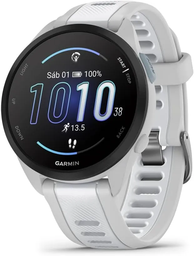 Garmin Forerunner 165 Reloj Inteligente para Correr con GPS Blanco