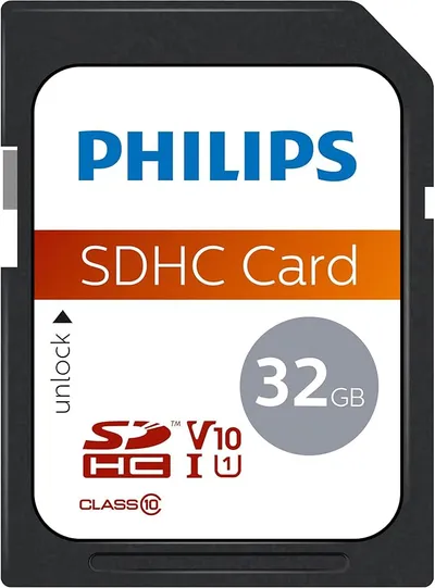 Philips SD C10, Tarjeta de Memoria SDHC de 32 GB