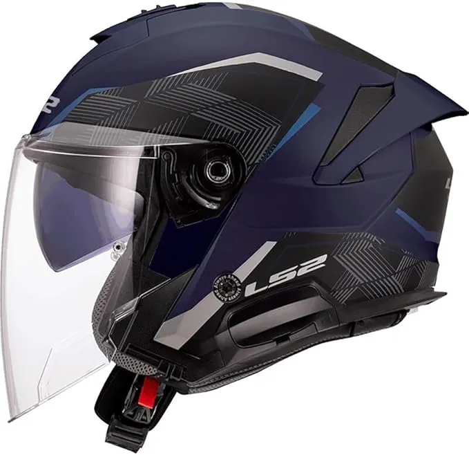 Casco Moto Jet LS2 VERSO II AIR Navy Blue