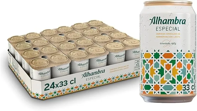 Alhambra Especial, Pack 24 Latas x 33 cl