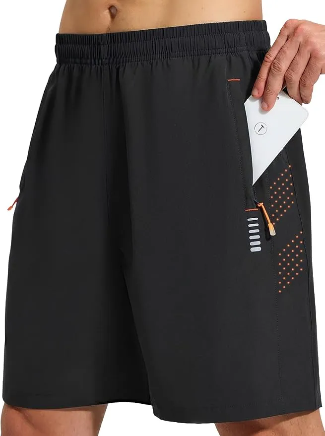 Cimic Pantalón Corto Hombre Running con Bolsillo - Ropa Deportiva para Correr