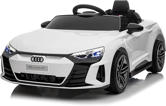 Coche Eléctrico Infantil LALAHO Audi RS E-Tron con Mando y Música