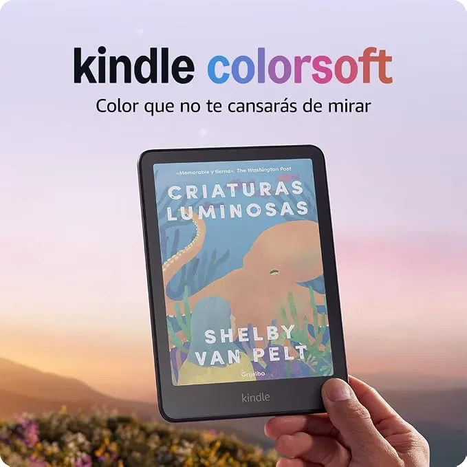 Amazon Kindle Colorsoft 16GB - Pantalla Color y Luz Cálida Ajustable