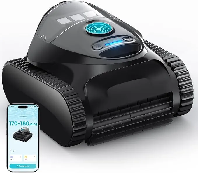 Robot Limpiafondos C1 para Piscina con Navegación Inteligente y Control por App