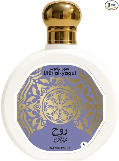 3x 100 ml Eau de Parfum Utur Al-Yaqut RUH