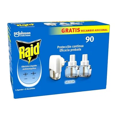 Raid - Pack de 1 aparato + 2 recambios