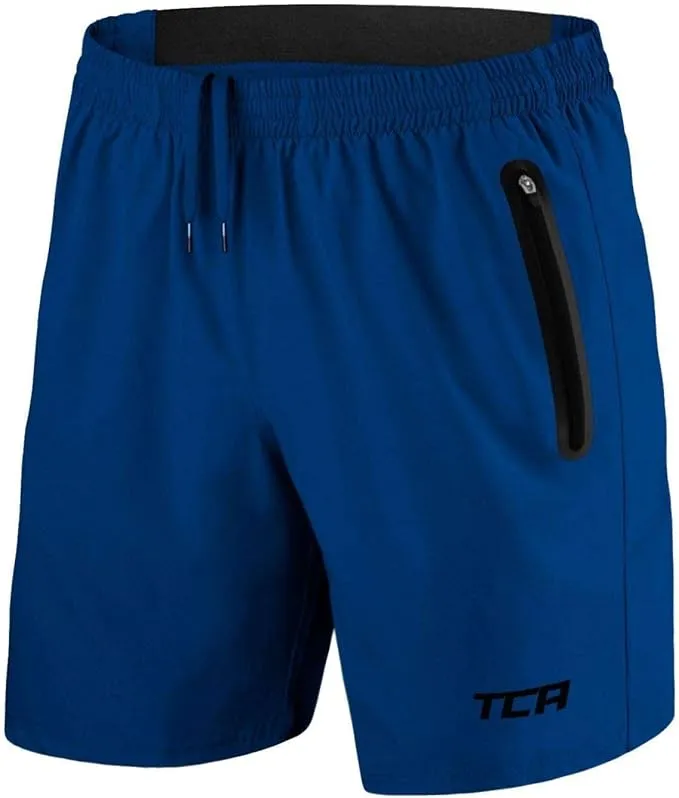TCA Pantalones Cortos Hombre Deporte con Bolsillos de Cremallera