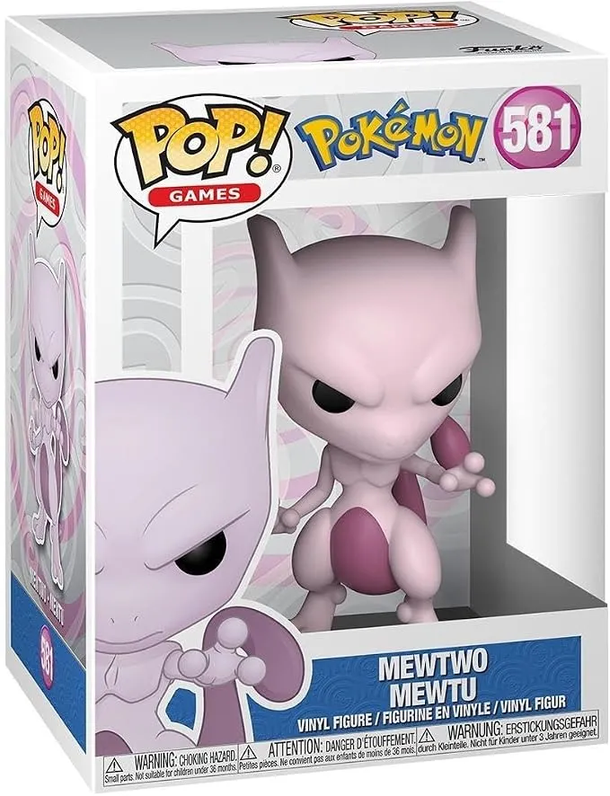 Figura Funko Pop! Mewtwo de Pokémon - Merchandising Oficial