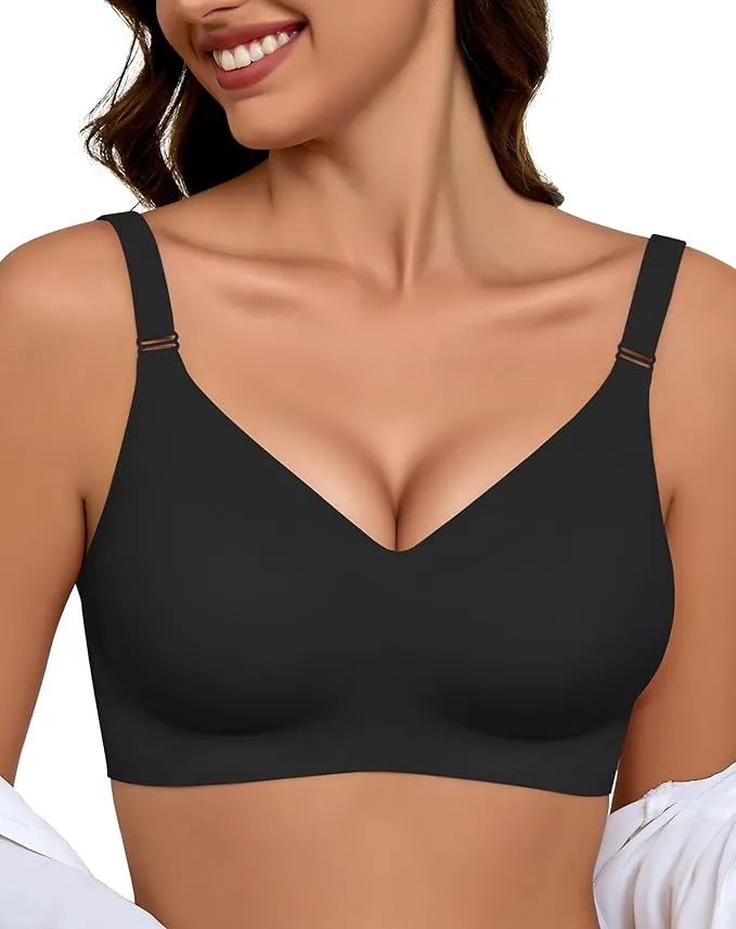 Sujetador sin Aros Mujer Cómodo Bralette sin Costuras