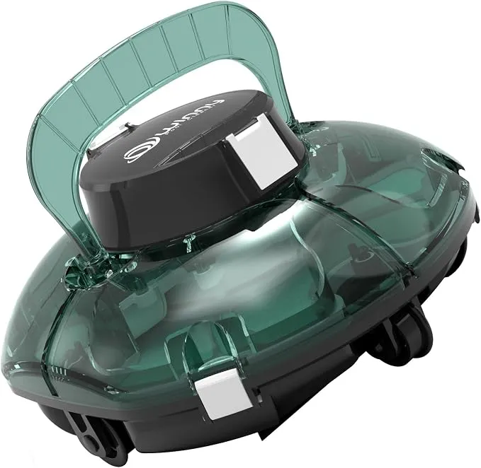 Winny 200 Robot Limpiafondos Piscina Inalámbrico, 75 Min Autonomía