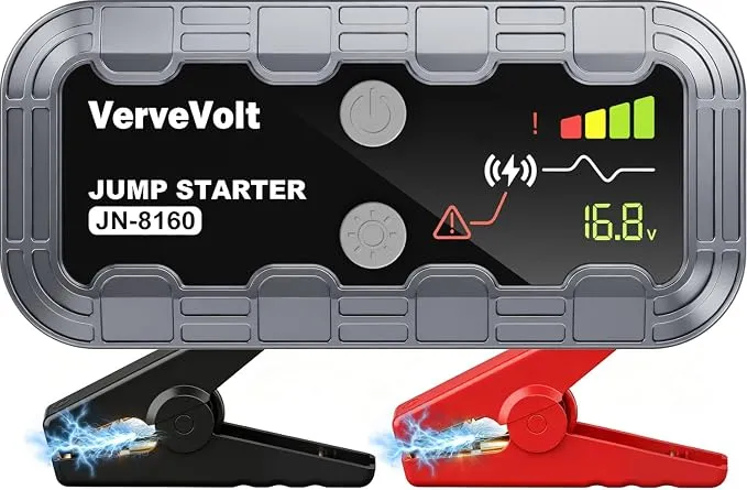 Arrancador de Baterías de Coche Profesional - Jump Starter de Alta Potencia