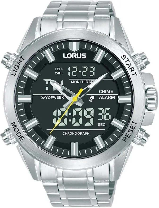 Lorus Reloj de Cuarzo para Hombre con Caja de Acero Inoxidable
