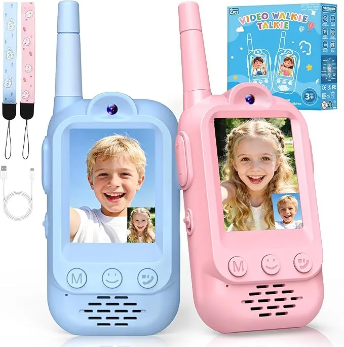 Walkie Talkie Recargable iKidiki para Niños y Niñas de 3 a 8 Años