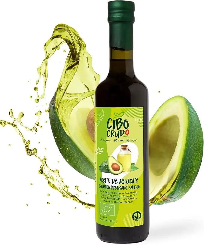 Aceite de Aguacate Orgánico para Cocinar - 500ml
