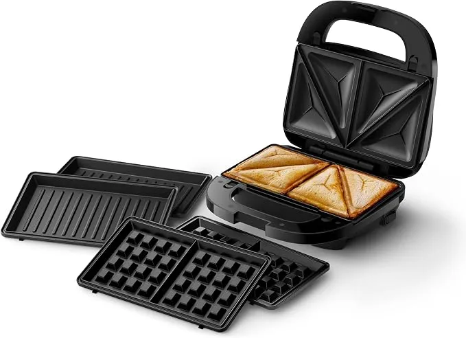 Philips 5000 Sandwichera Grill 3 en 1, 750W