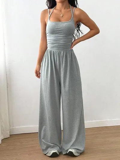 Overol Mujer Verano Gris