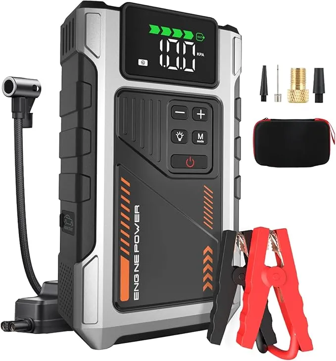 Arrancador de Baterías Eigotrav con Compresor 150 PSI, 6000A