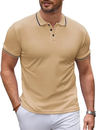 Polo de algodón resistente para hombre
