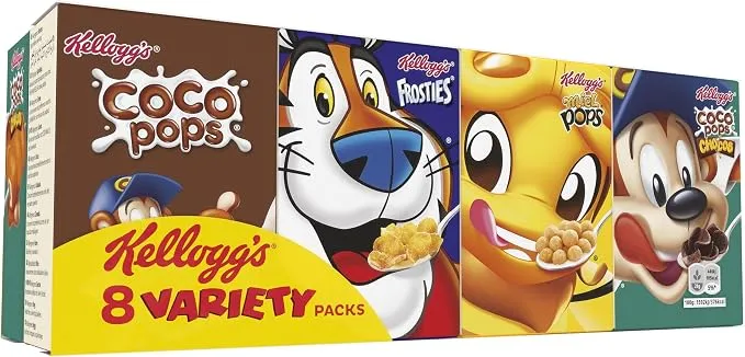 Pack de 8 Cereales Kellogg's Variados (25g cada uno)
