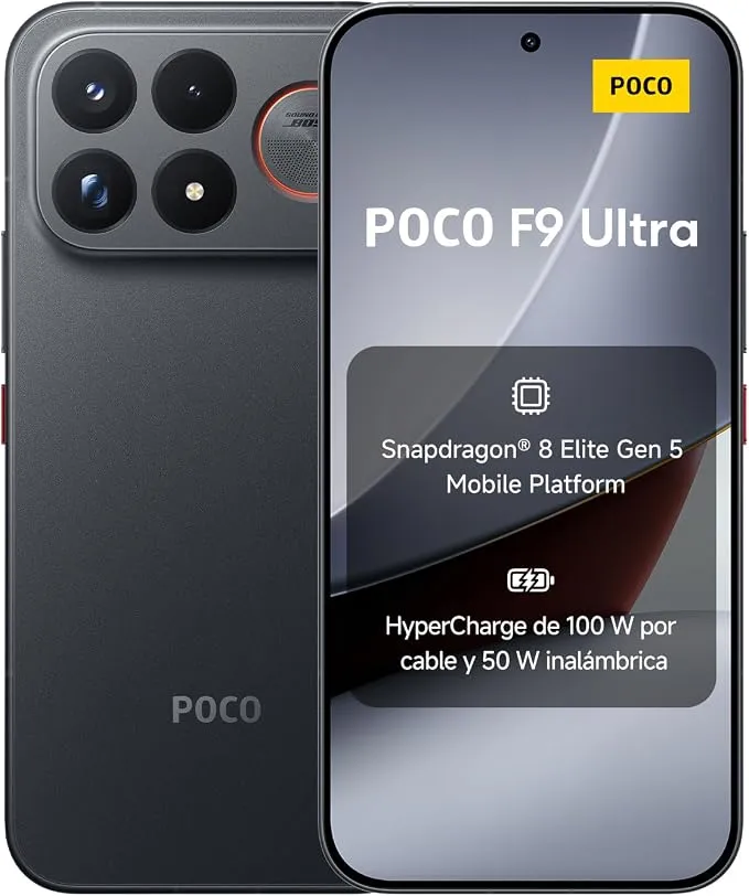 Xiaomi Poco F9 Ultra 16+512GB Negro: Potencia y Pantalla Impresionantes