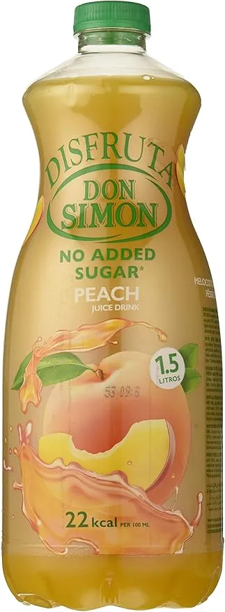 Don Simón Néctar de Frutas Melocotón sin Azúcar, 1.5L