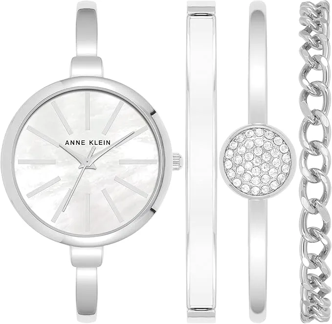 Pack de Reloj y 3 Pulseras para Mujer - ANNE KLEIN