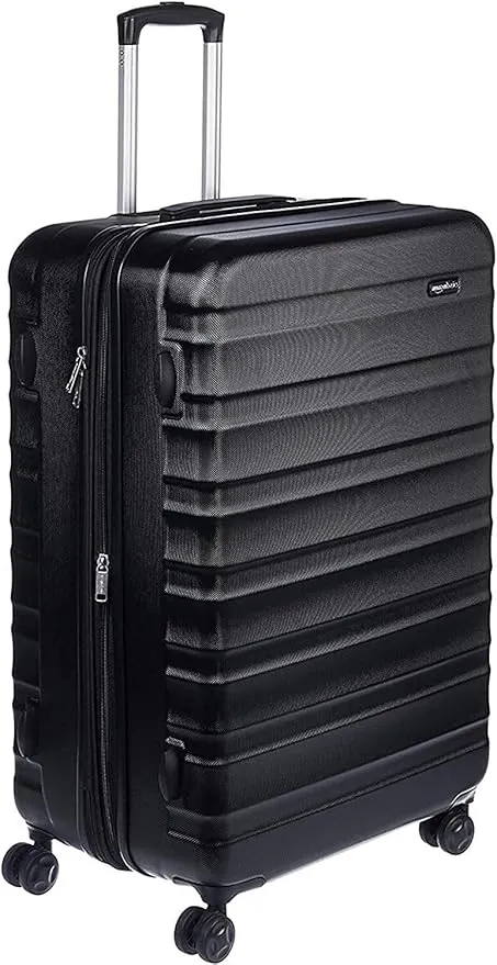 Amazon Basics Maleta Rígida Grande Extensible ABS Negra