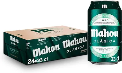 Mahou Clásica, Pack 24 Latas x 33cl