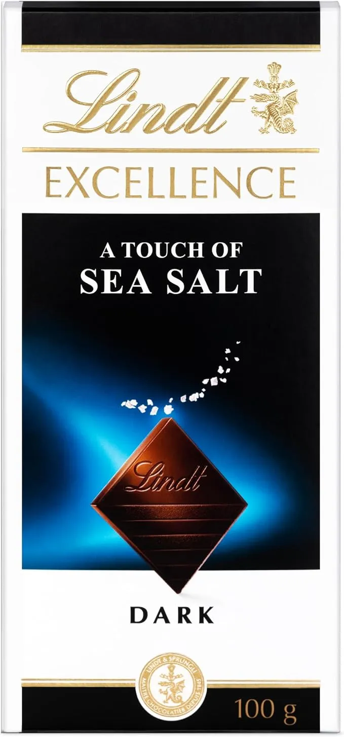Lindt Excellence Tableta Chocolate Negro con Flor de Sal 100g