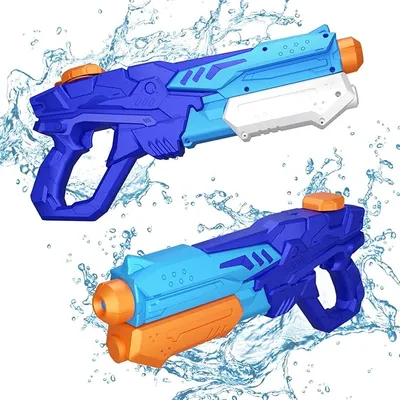 MOZOOSON Pistola de Agua Niños, Juguete de Pistola Agua (2 Pack)