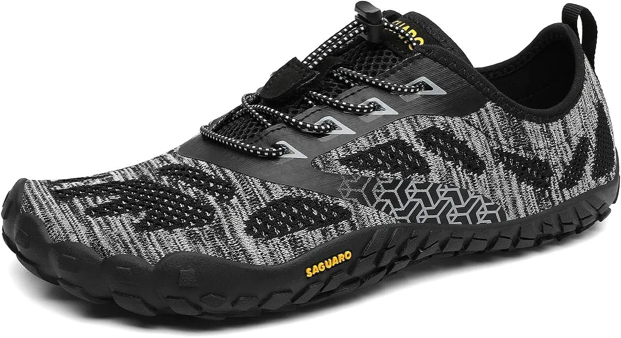 SAGUARO Hombre Mujer Minimalistas Zapatillas de Trail Running Ligeras y Respirable Zapatos Descalzos Gym Playa Calzado de Deportes Acuaticos para Correr Senderismo