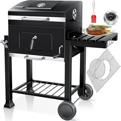 Parrilla de carbón con carrito KESSER XXL