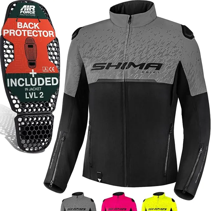 SHIMA DRIFT LADY Chaqueta Moto Mujer Ligera Transpirable Mesh Verano CE Protecciones