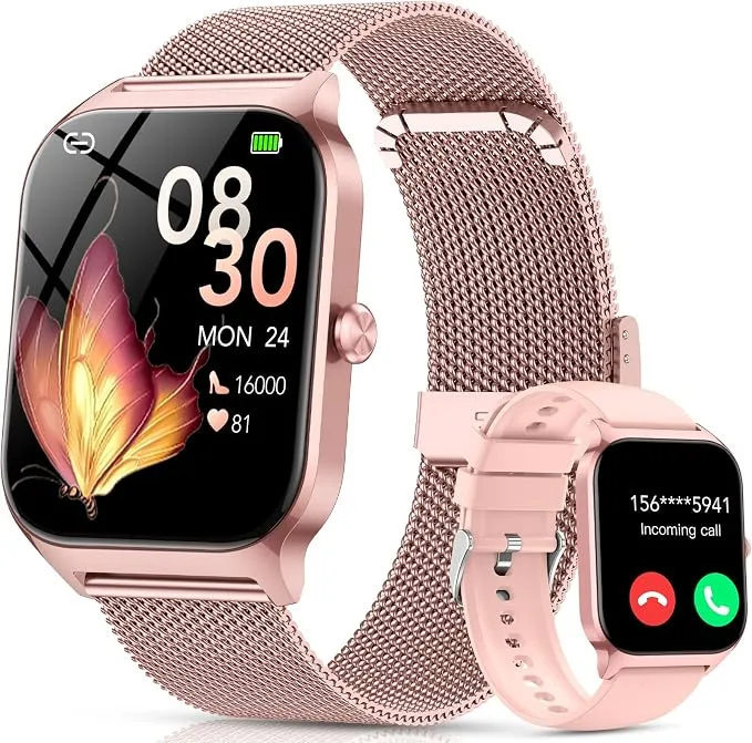 Reloj Inteligente Mujer con Llamadas Bluetooth y Asistente IA