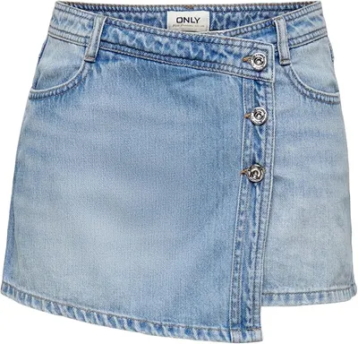 Only Onllesly Reg LB DNM Skort Bj Noos