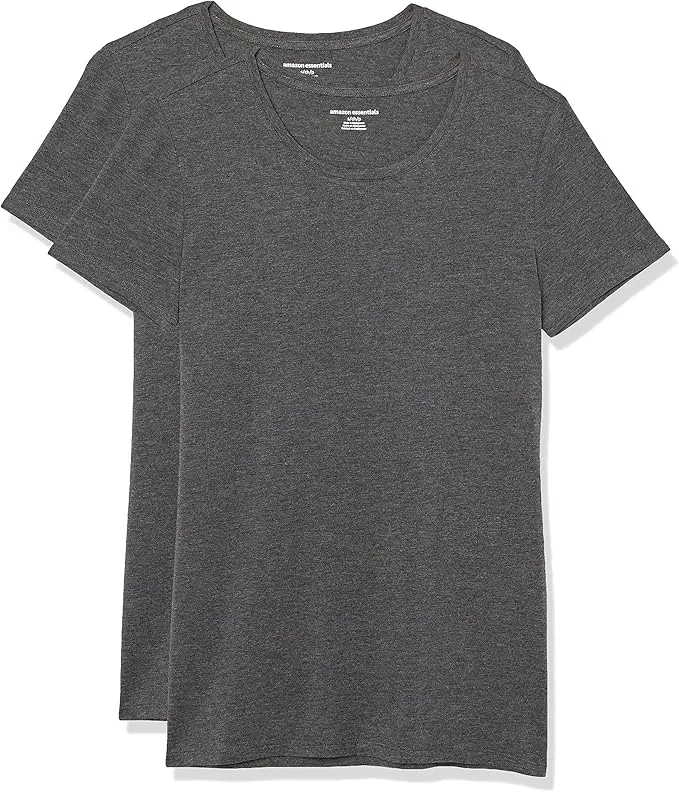 Pack 2 camisetas básicas de manga corta Amazon Essentials